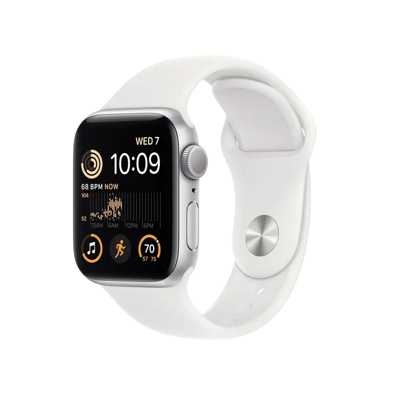 Silver AI Denim Apple Watch SE 40mm (GPS 2nd generation) - Apple