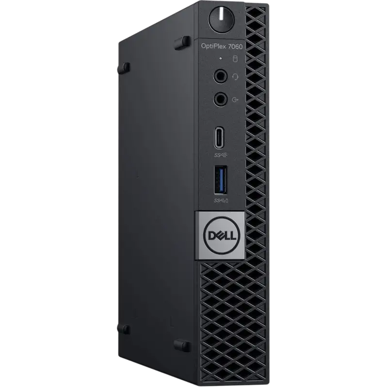 Dell OptiPlex 7060 Refurbished Micro Desktop Computer - Intel Core i5-8500T - 256GB SSD - 1TB HDD- 16 GB RAM - Windows