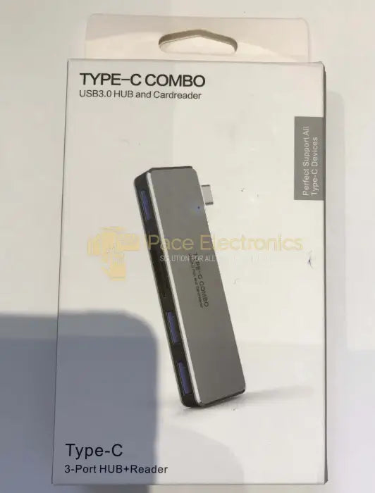 Type C To Tf Slot Card Reader + Usb 3.0 Hub