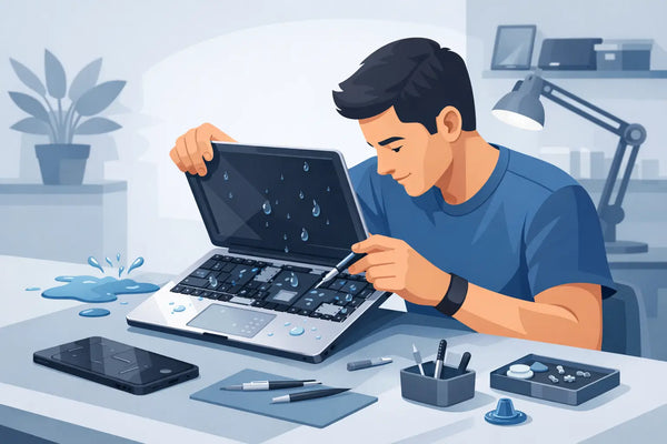 How to Save Water Damaged Laptop at Home