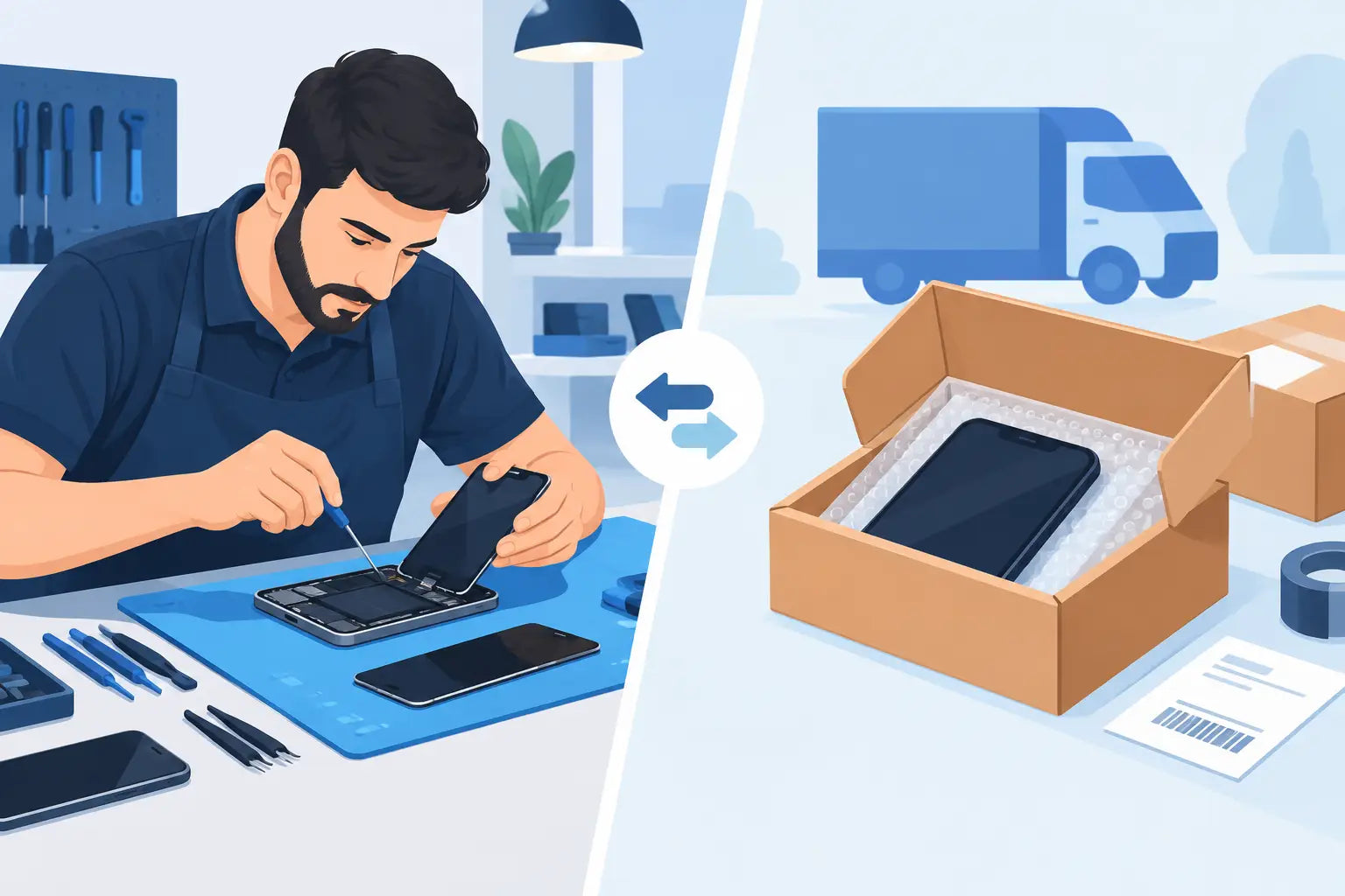 Is Local Repair Versus Mail-In Service Better?