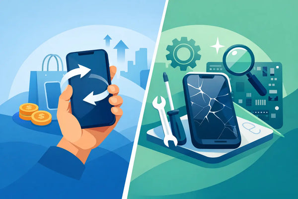 Used Phone Trade In Versus Repair