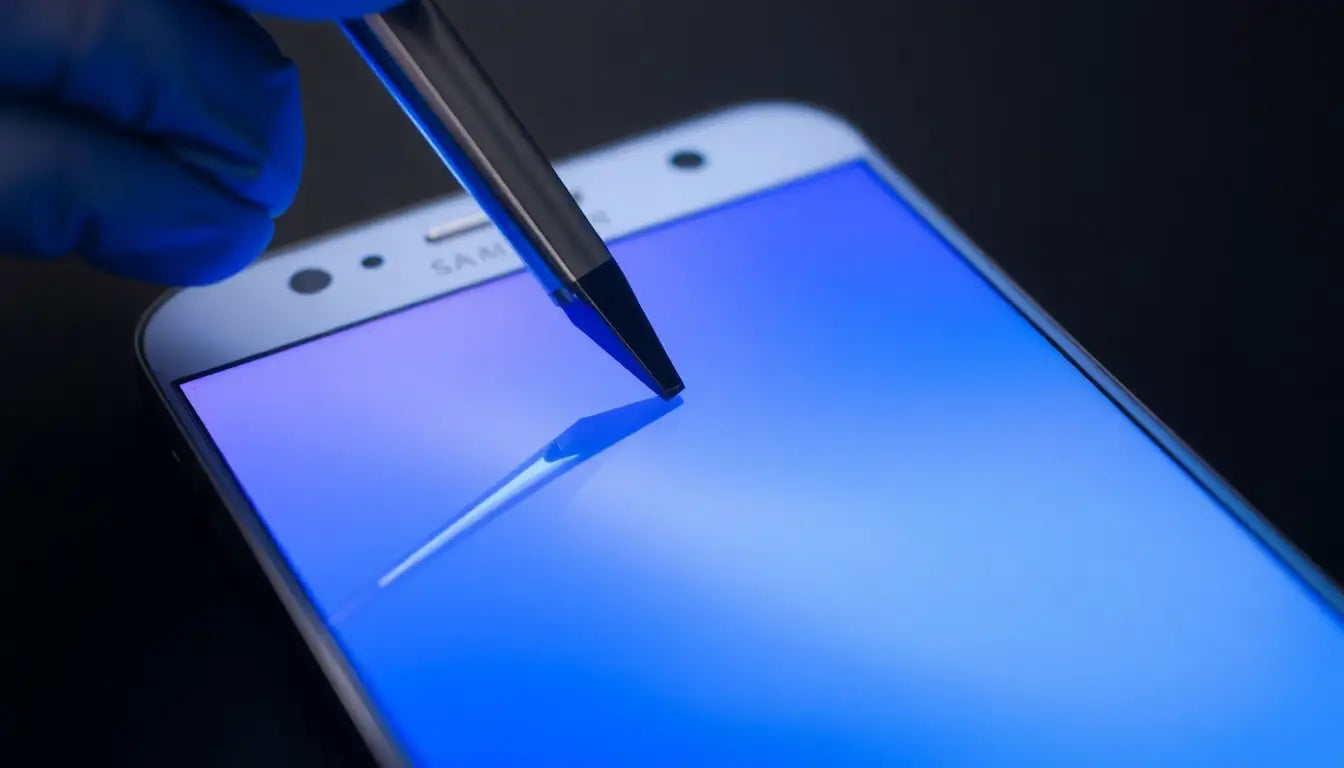 repairing a Samsung phone screen