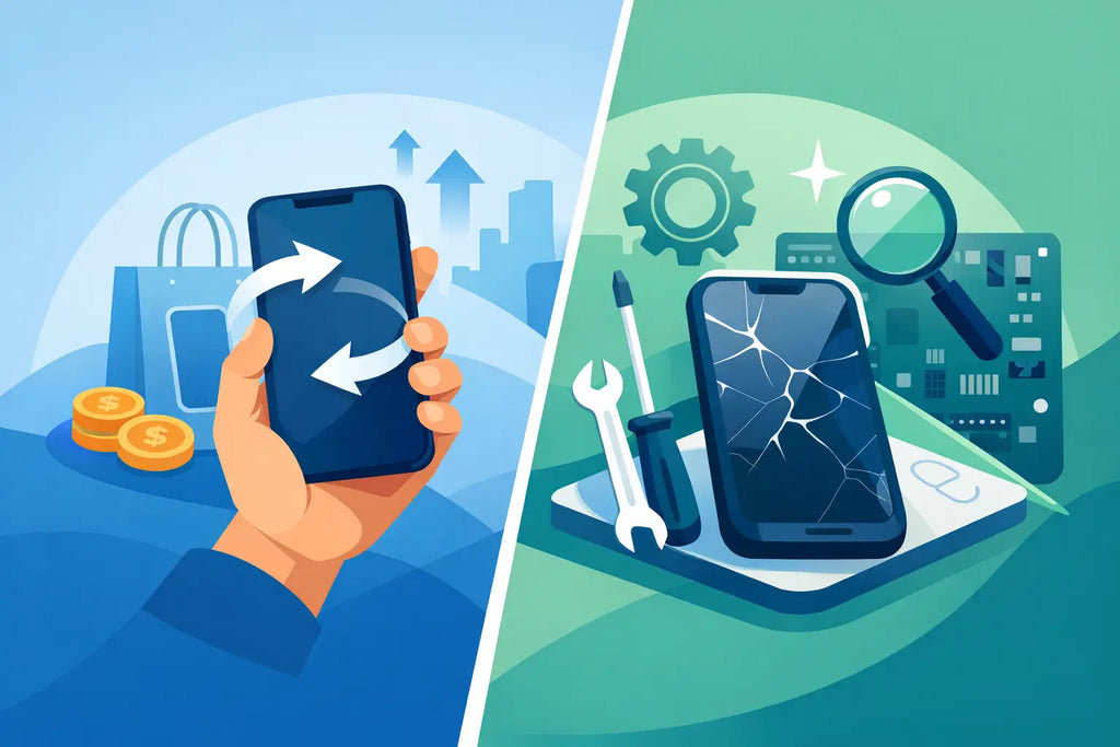 Used Phone Trade In Versus Repair
