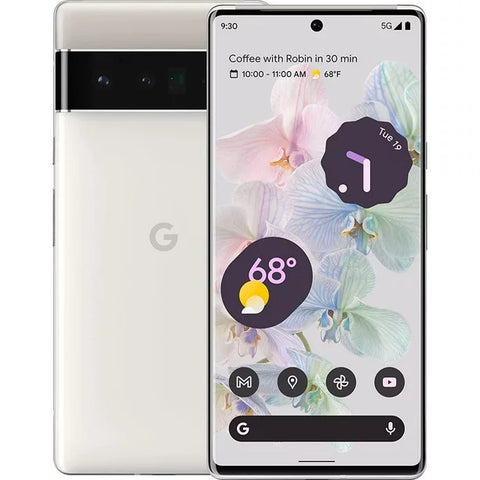 Google Pixel 6 Pro 128GB - Cloudy White - Unlocked - Excellent