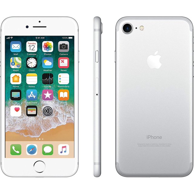 iPhone 7 silver 128GB Unlocked | 96% battery health