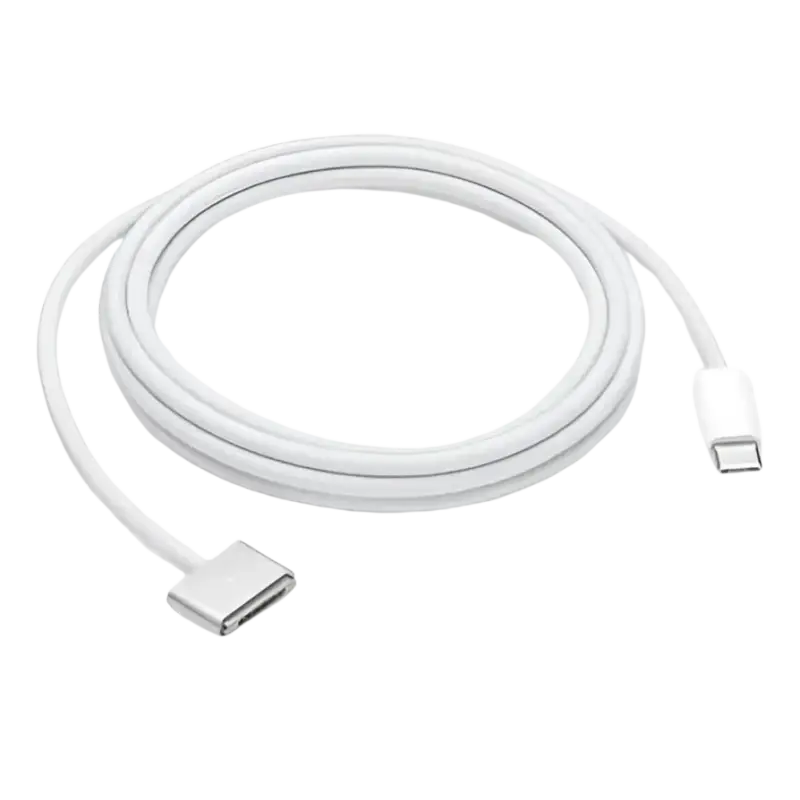 140W USB-C to MagSafe 3 Charging Cable (6ft) For MacBook Pro (OEM Grade A) (Bulk Packaging) (Starlight)
