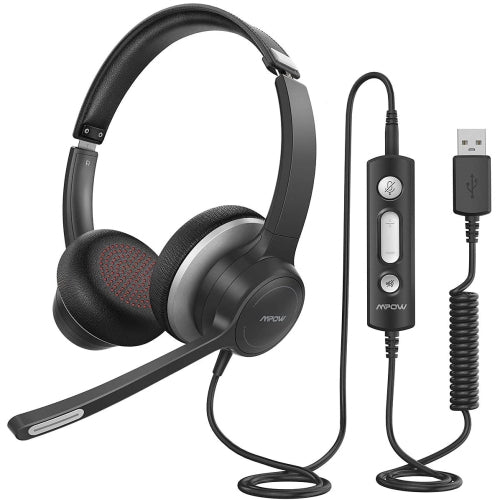 Mpow HC6 Headset with Noise Reduction Microphone