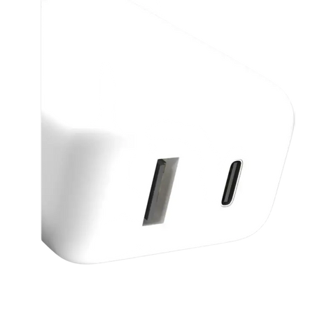 2 Plug - 20W USB Type C And USB Type A Wall Power Adapter (AmpSentrix)