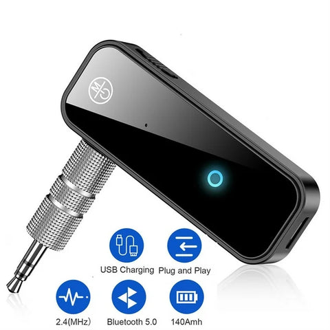 C28 Wireless 5.0 Receiver Transmitter 2 in 1 Wireless Adapter 3.5Mm Jack for Car Music Audio Aux Headphone Audio Receiver
