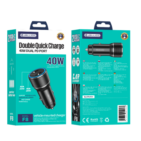 Double Quick Charger 40W Dual Type C port