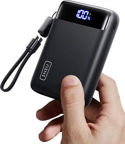INIU Portable Charger Smallest 22.5W 20000mAh USB C in & Out Power Bank Fast Charging PD 3.0 + QC 4.0 Phone Battery
