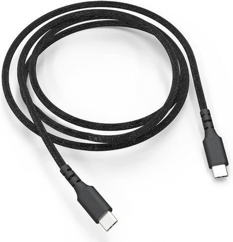 60W USB C TO USB C 1M Nylon Braided Charging Cable