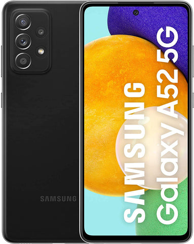 Samsung Galaxy A52 (5G) 128GB Unlocked - Black (Renewed)