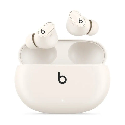 (OPEN BOX) Beats Studio Buds + True Wireless Noise Cancelling Earbuds – Ivory - Apple
