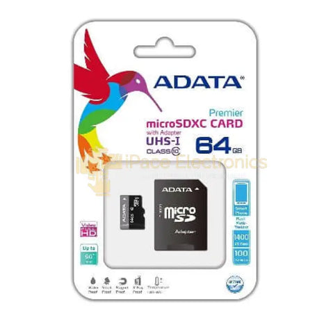 Adata 64Gb Micro Sd | Class 10 Card