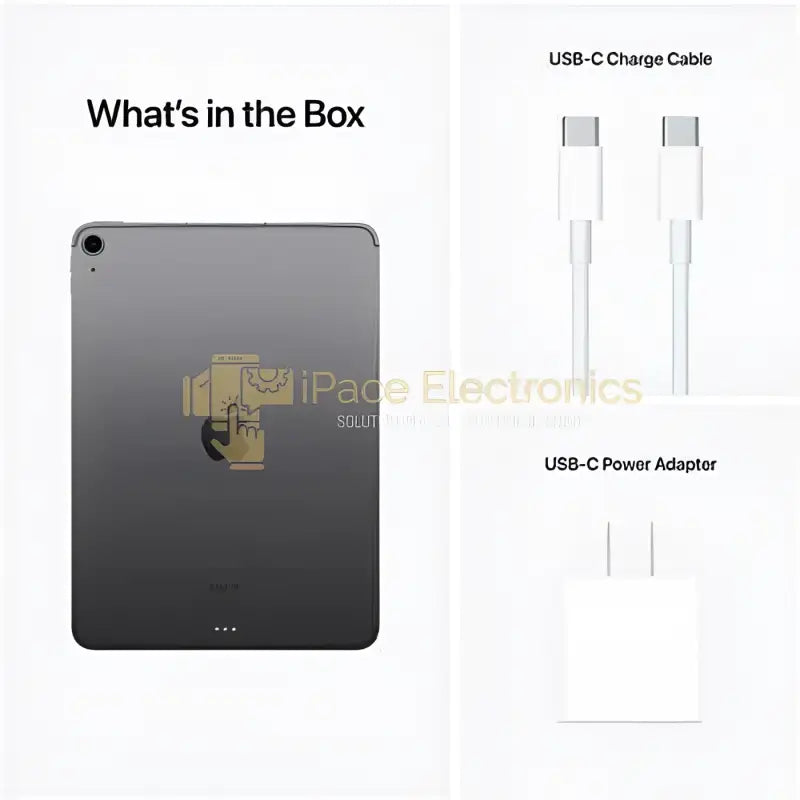 Apple iPad mini 6th generation 64GB with USB-C charge cable and power adapter included in the box