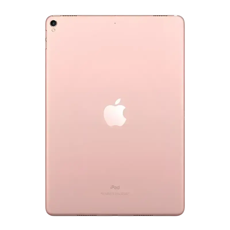 Rose gold apple ipad pro 10.5in 64gb wifi back view with sleek minimalist design and centered apple logo for true tone diagnostic test