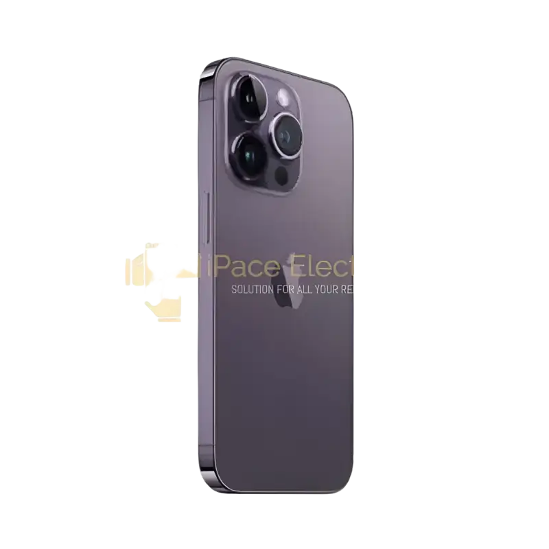 Refurbished iPhone 14 Pro unlocked in Space Black with sleek design and advanced camera features