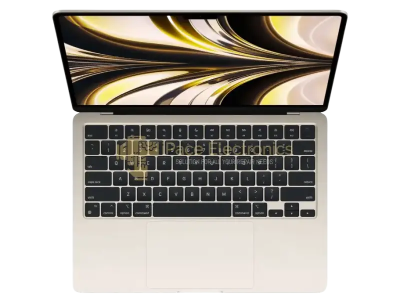 Apple MacBook Air 2022 Starlight with a sleek design and vibrant display for personal and professional use