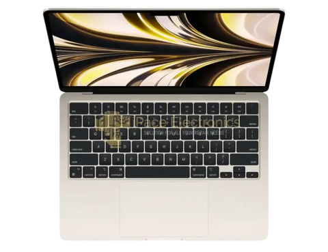 Apple MacBook Air 2022 Starlight with USB-C Power Adapter and MagSafe 3 Cable in the box