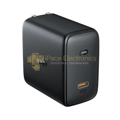 AUKEY 100W USB-C PD charger with sleek design and power delivery capabilities for fast charging