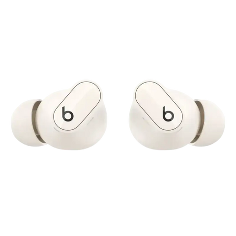 Beats Studio Buds Plus open box in white with charging case for premium audio experience