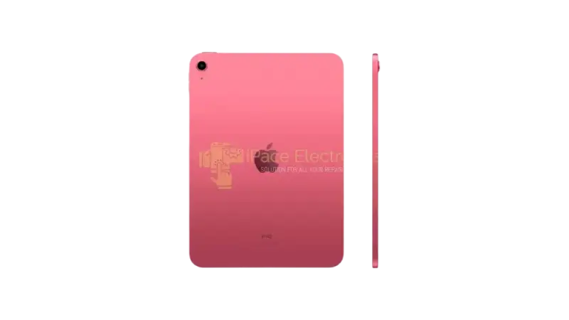 Apple iPad 10th Generation 64GB Pink showcasing sleek design and vibrant color from IPace Electronics