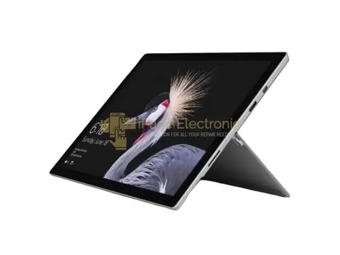 Microsoft Surface Pro 6 preowned for sale showing sleek design and vibrant display with adjustable kickstand