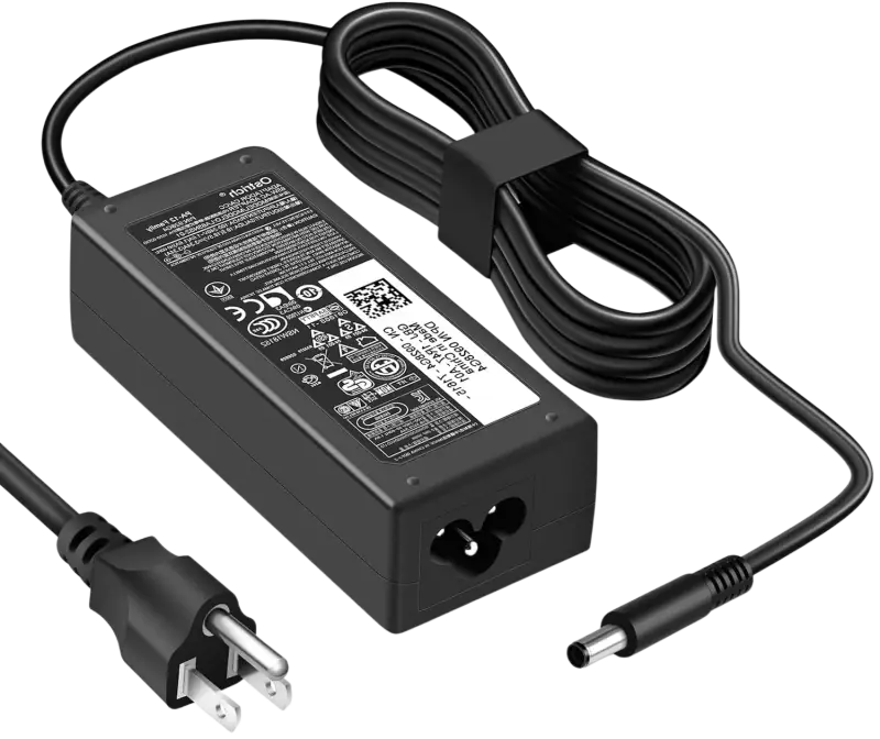 Charger for Dell Computer Inspiron XPS Laptop 65W 45W Power Supply AC Adapter for Dell-Inspiron 15-3000 15-5000 15-7000
