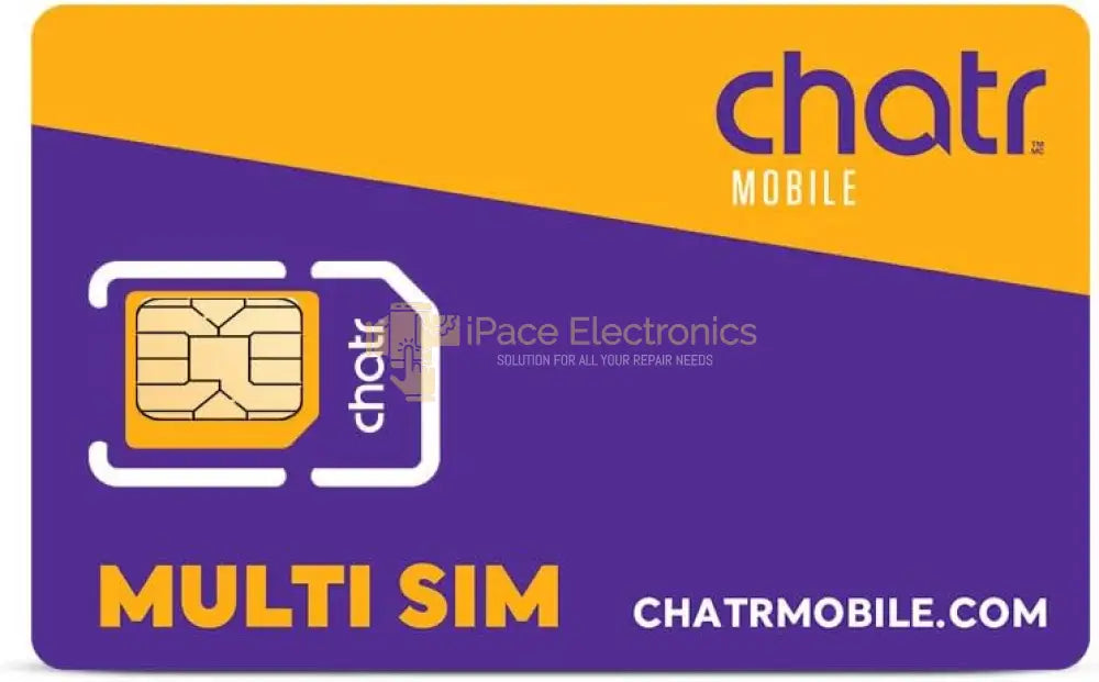 Chatr Prepaid Multi Sim Card 3-In-1 Canada Accessories