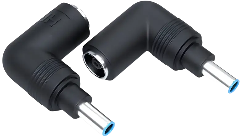 Converter Adapter for HP Laptop Charger Big Tip to Small Blue tip with pin (Female 7.4mm to Male 4.5mm tip Adapter)