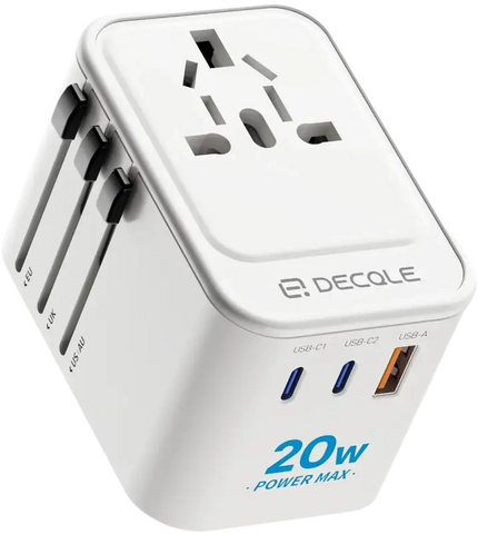 DECQLE DQZ9 Universal Travel Adapter 20W - Accessories