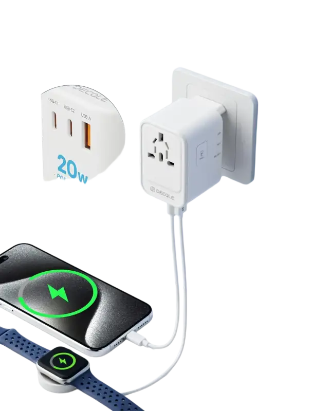 DECQLE DQZ9 Universal Travel Adapter 20W - Accessories
