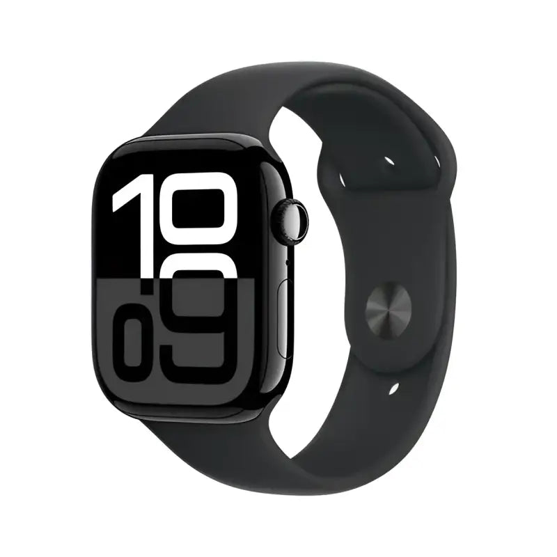(OpenBox) Apple Watch Series 10 - 46mm - GPS - Jet Black Aluminium Case with Black Sport Band - M/L Watch Series 10