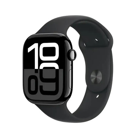 (OpenBox) Apple Watch Series 10 - 46mm - GPS - Jet Black Aluminium Case with Black Sport Band - M/L Watch Series 10