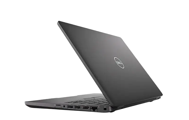 Black dell latitude 5400 business laptop with intel core i5 and 512gb nvme ssd in a sleek matte finish