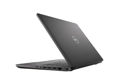 Black dell latitude 5400 business laptop with intel core i5 processor 512gb nvme ssd and multiple ports visible