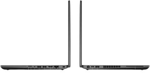Black dell latitude 5400 business laptop with intel core i5 processor 512gb nvme ssd and multiple ports visible