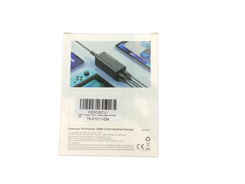 Evatronic PD Pioneer 100w 4-port charger - Accessories
