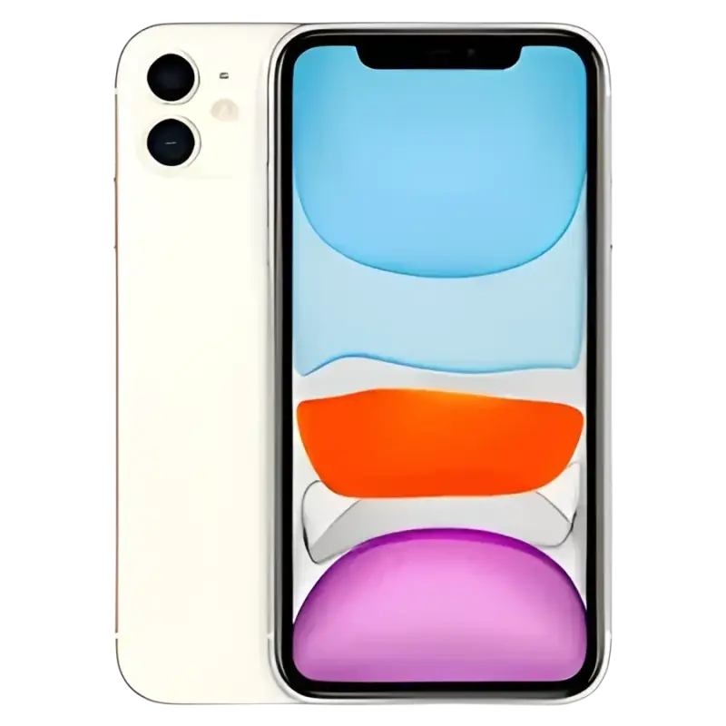 (Excellent) Apple iPhone 11 64GB - White - Unlocked - Apple