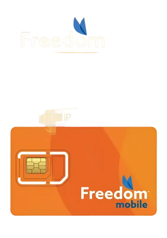 Freedom Mobile prepaid SIM card from IPace Electronics for affordable mobile plans