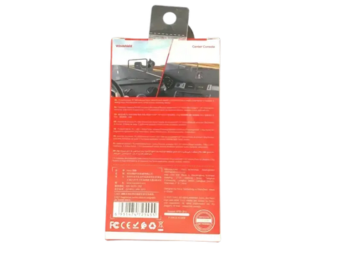 Hoco super magnetic car phone holder packaged for easy use with a vacuum base and adjustable arm