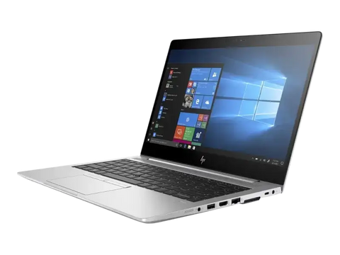 HP EliteBook 840 G5 laptop with Windows operating system and sleek metallic design