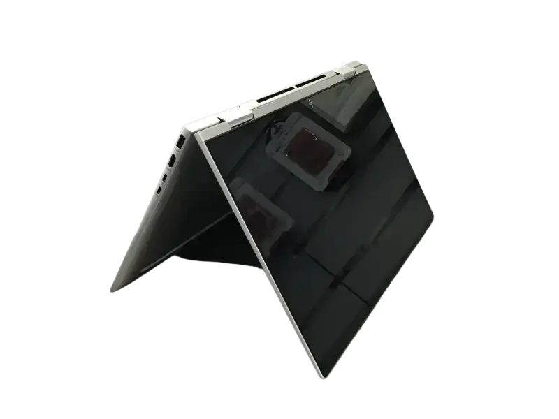 HP Envy X360 2 in 1 laptop 12th gen in a sleek silver finish with a versatile design