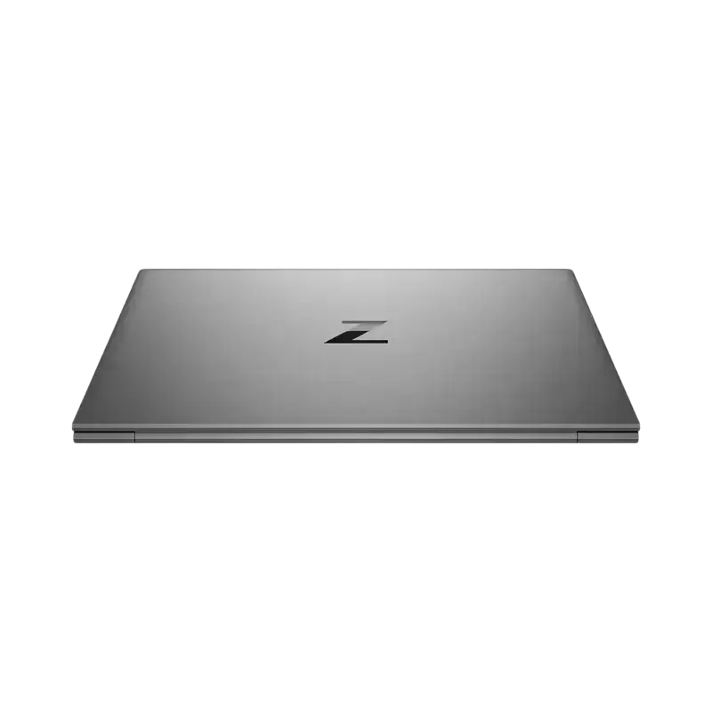 HP ZBook Firefly 14 G8 laptop in sleek silver design viewed from the top