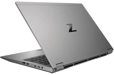 HP ZBook Firefly 14 G8 laptop in silver with a sleek design and advanced connectivity options