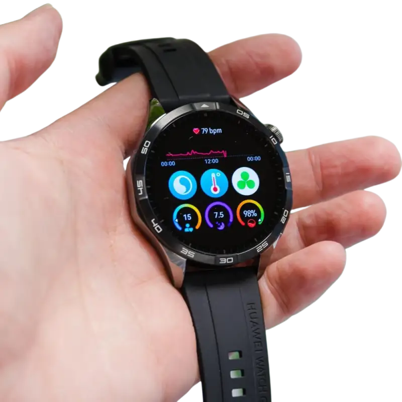 HUAWEI Watch GT 4 46mm Smartwatch Up to 2 Weeks Battery Life 24/7 Health Monitoring Compatible with Andriod & iOS Black