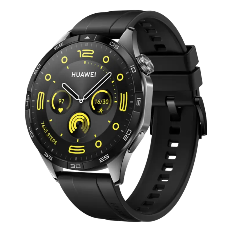 HUAWEI Watch GT 4 46mm Smartwatch Up to 2 Weeks Battery Life 24/7 Health Monitoring Compatible with Andriod & iOS Black