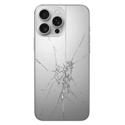 Gray iphone 13 pro back with matte finish and triple lens camera system in iPace electronics iphone back glass repair service